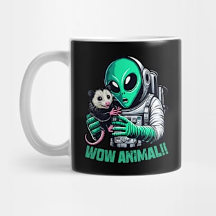 Aliens And Opossum Mug